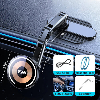 Soporte Magnético Inteligente para Coche – Carga Rápida sin Cables